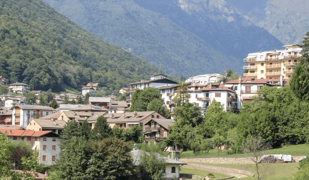 The Vista of Casargo, Italian village